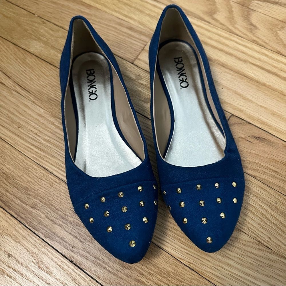 Bongo‎ size 8 blue flats